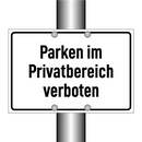Parken im Privatbereich verboten