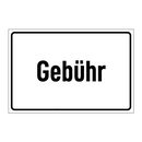 Gebühr