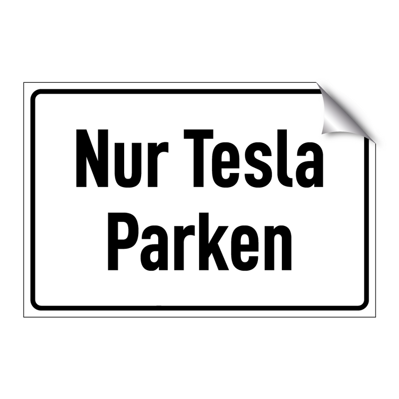 Nur Tesla Parken