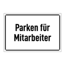 Parken für Mitarbeiter
