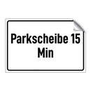 Parkscheibe 15 Min