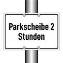 Parkscheibe 2 Stunden