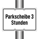 Parkscheibe 3 Stunden