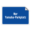 Nur Yamaha-Parkplatz