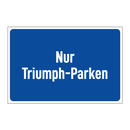 Nur Triumph-Parken