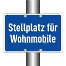Stellplatz für Wohnmobile