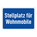 Stellplatz für Wohnmobile