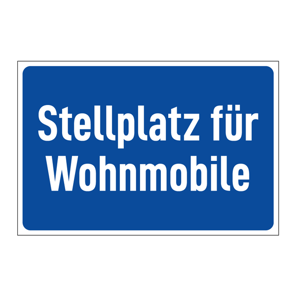 Stellplatz für Wohnmobile