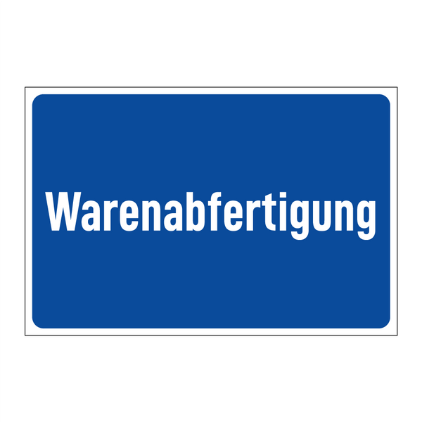 Warenabfertigung