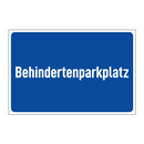 Behindertenparkplatz