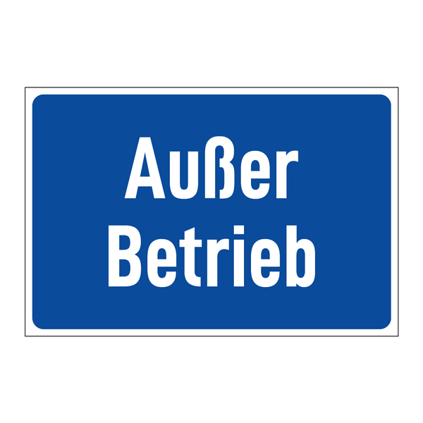 Außer Betrieb