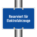 Reserviert für Elektrofahrzeuge