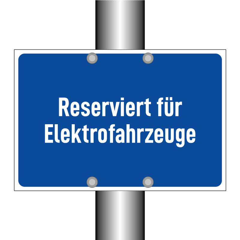 Reserviert für Elektrofahrzeuge