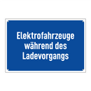 Elektrofahrzeuge während des Ladevorgangs