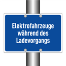 Elektrofahrzeuge während des Ladevorgangs