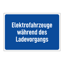 Elektrofahrzeuge während des Ladevorgangs
