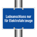 Ladeanschluss nur für Elektrofahrzeuge