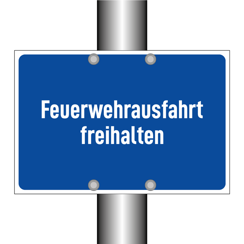 Feuerwehrausfahrt freihalten