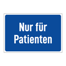 Nur für Patienten