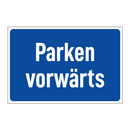 Parken vorwärts