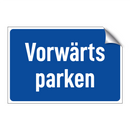 Vorwärts parken