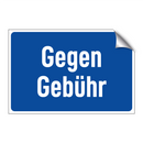 Gegen Gebühr