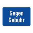 Gegen Gebühr