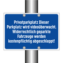 Privatparkplatz Dieser Parkplatz wird videoüberwacht. Widerrechtlich geparkte Fahrzeuge werden kostenpflichtig abgeschleppt!