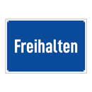 Freihalten