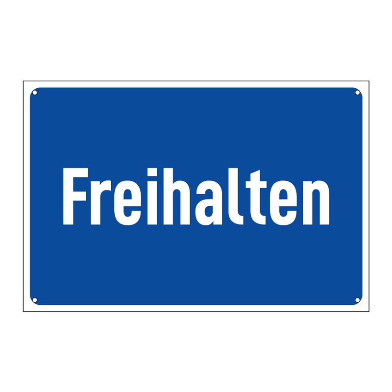 Freihalten
