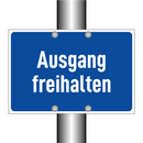 Ausgang freihalten