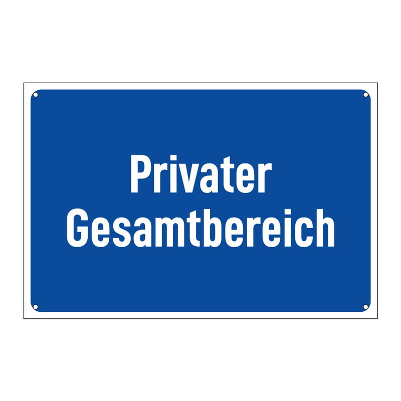 Privater Gesamtbereich