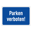 Parken verboten!