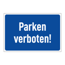 Parken verboten!