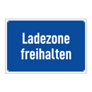 Ladezone freihalten