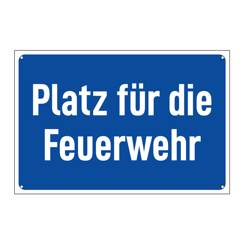 Platz für die Feuerwehr