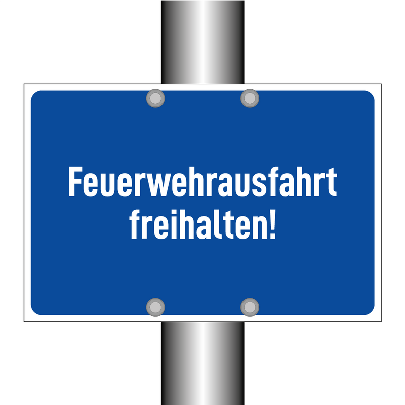 Feuerwehrausfahrt freihalten!