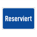 Reserviert