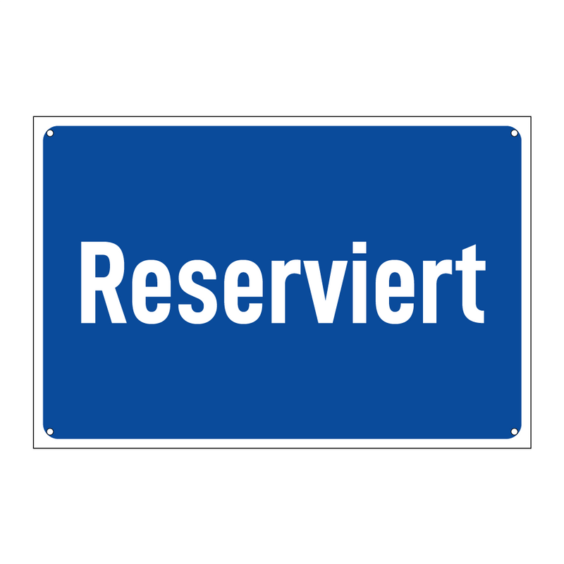 Reserviert