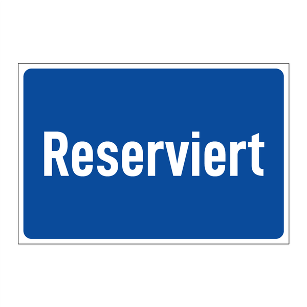 Reserviert
