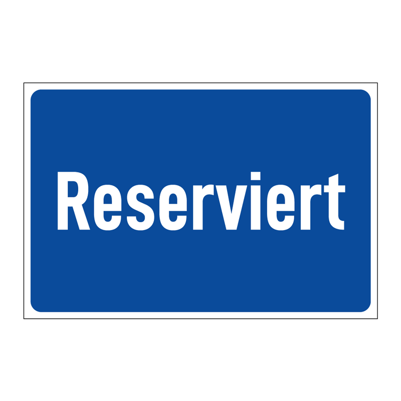 Reserviert
