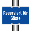 Reserviert für Gäste