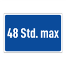 48 Std. max