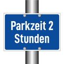 Parkzeit 2 Stunden