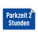 Parkzeit 2 Stunden