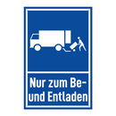 Nur zum Be- und Entladen