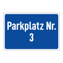 Parkplatz Nr. 3
