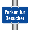 Parken für Besucher