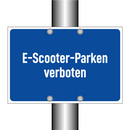 E-Scooter-Parken verboten