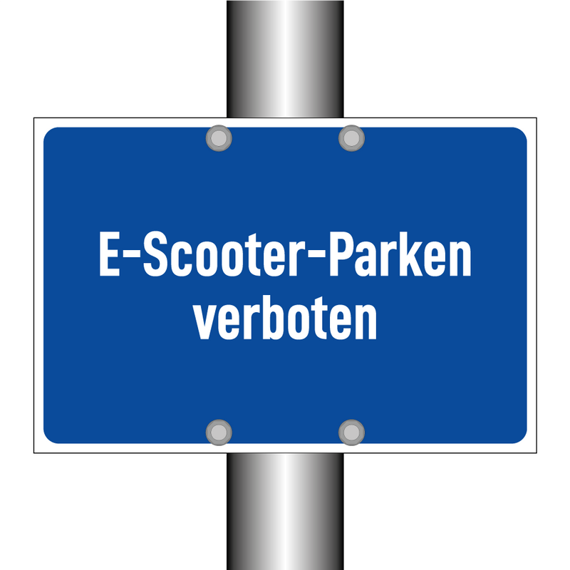 E-Scooter-Parken verboten